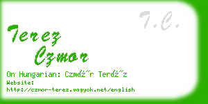 terez czmor business card